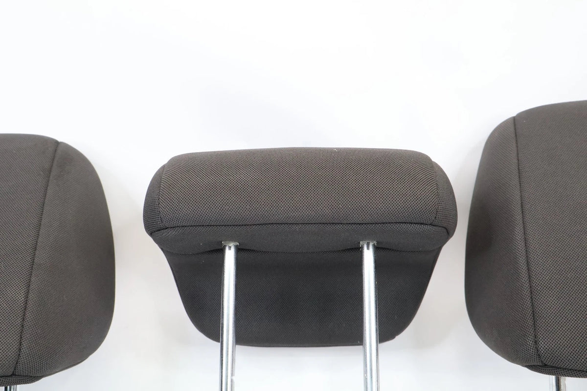 2010-2013 KIA SOUL REAR SEAT HEADREST SET OF 3 CLOTH BACK HEAD RESTS OEM FACTORY