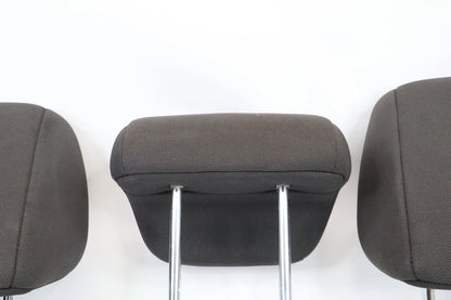 2010-2013 KIA SOUL REAR SEAT HEADREST SET OF 3 CLOTH BACK HEAD RESTS OEM FACTORY