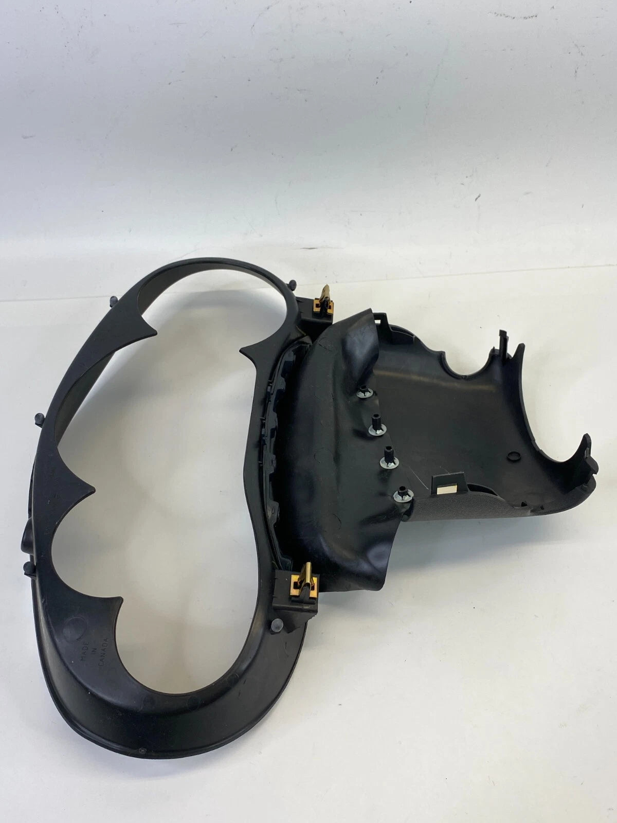 05-10 PONTIAC G6 CLUSTER SPEEDOMETER BEZEL TRIM BEZEL W/ UPPER COLUMN COVER OEM