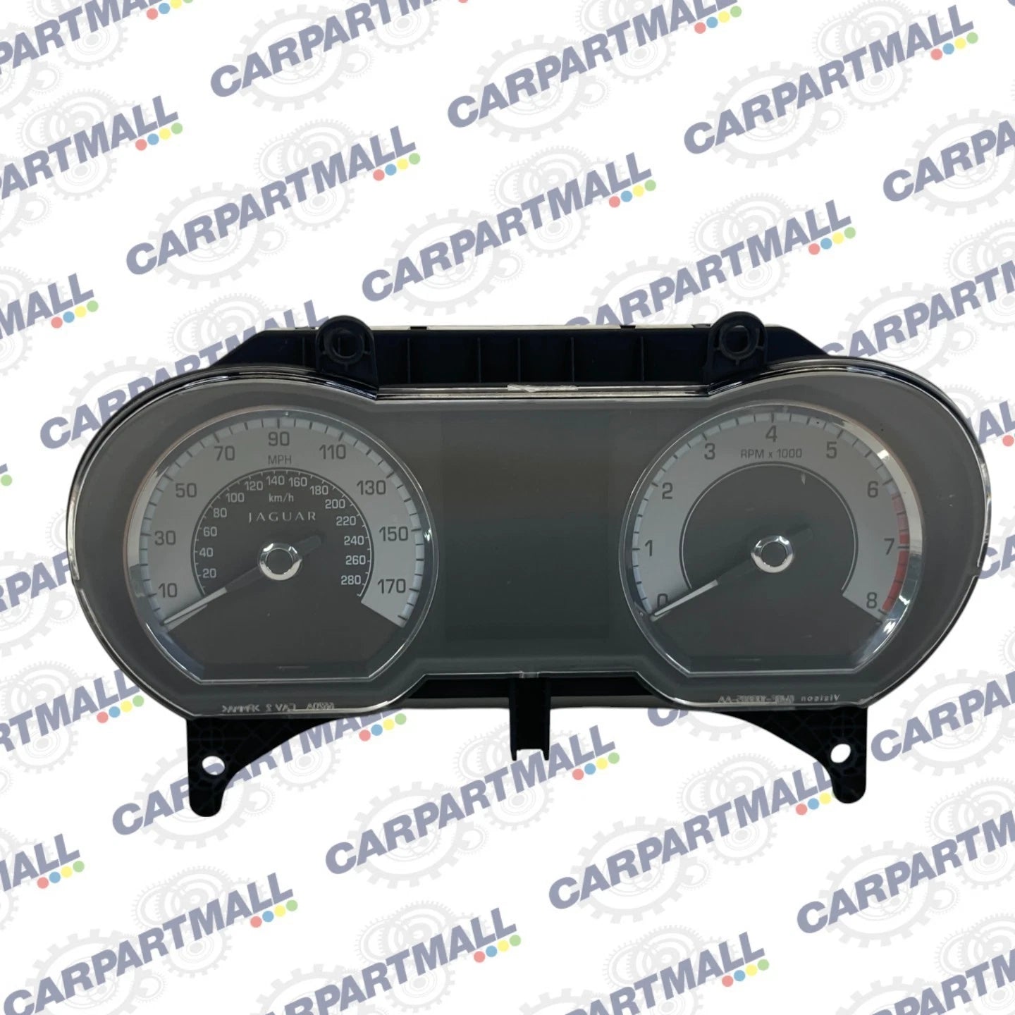 2009 JAGUAR XF INSTRUMENT CLUSTER SPEEDOMETER GAUGES UNK MILES 6W8F-10894-A OEM