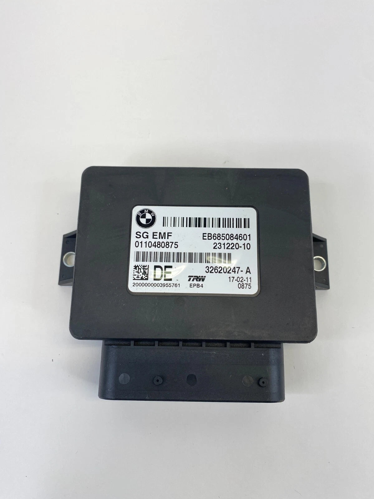 2011-2016 BMW X3 AUTOMATIC PARKING BRAKE CONTROL MODULE UNIT EB685084601 OEM