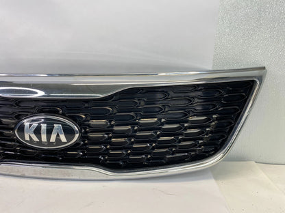 2014 2015 KIA SORENTO FRONT BUMPPER UPPER GRILLE W/ CHROME TRIM 86350-1U500 OEM