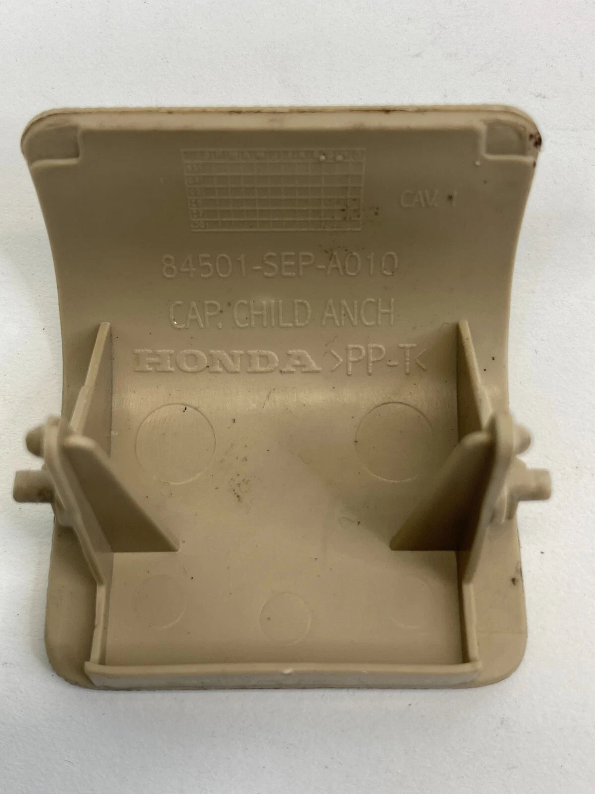 2004 2005 2006 2007 2008 ACURA TL SEAT CHILD ANCHOR COVER CAP TRIM 84501SEPA010