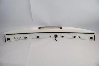 04-09 TOYOTA PRIUS REAR UPPER TRUNK SPOILER WING W/ THIRD BRAKE LIGHT WHITE OEM