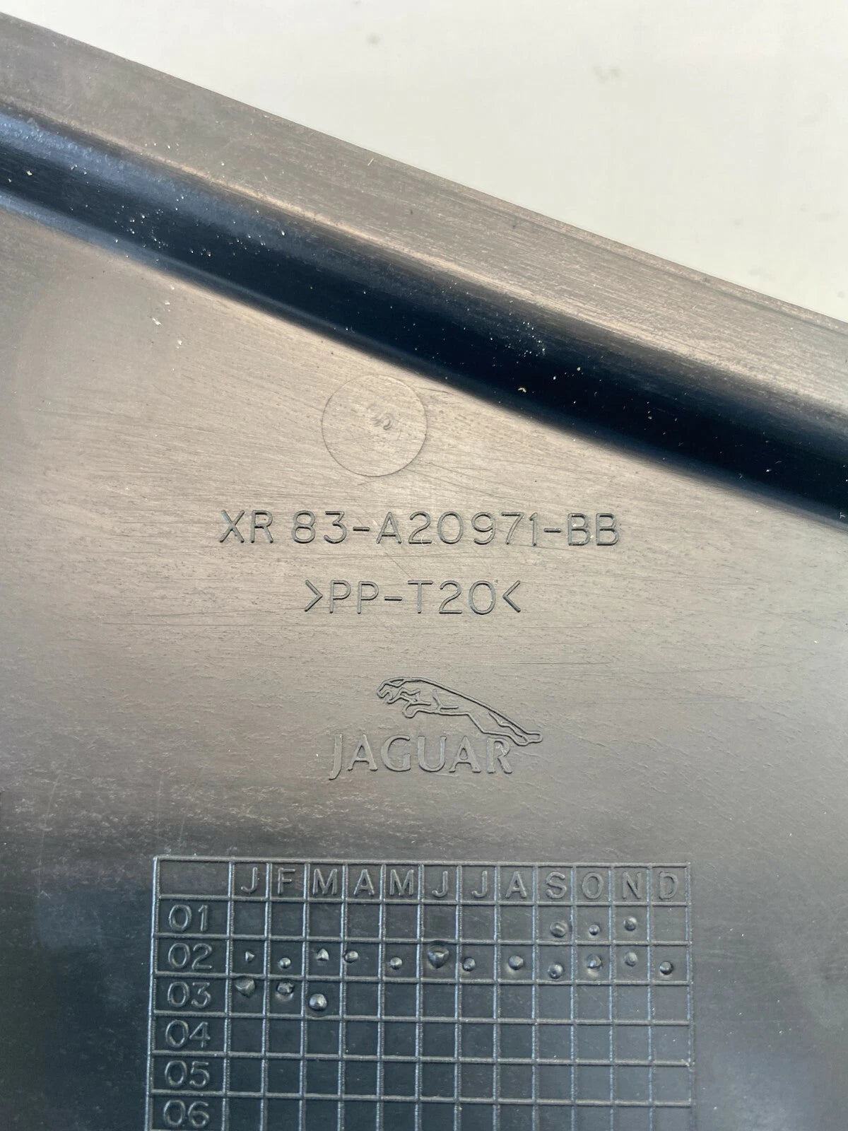 03-08 JAGUAR S-TYPE FRONT LEFT DRIVER SIDE DOOR TRIM COVER PANEL XR83-A20971-BB