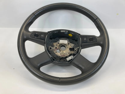 05-11 AUDI A6 QUATTRO LEFT SIDE STEERING WHEEL W/ SWITCH 4F0-419-091-AH-1YA OEM