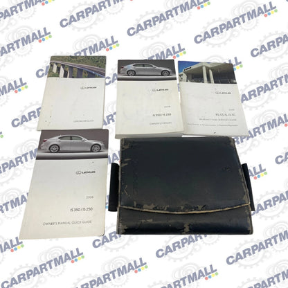2008 LEXUS IS250 BASE 2.5L V6 OWNER'S OWNERS MANUAL GUIDE BOOK W/ CASE OEM