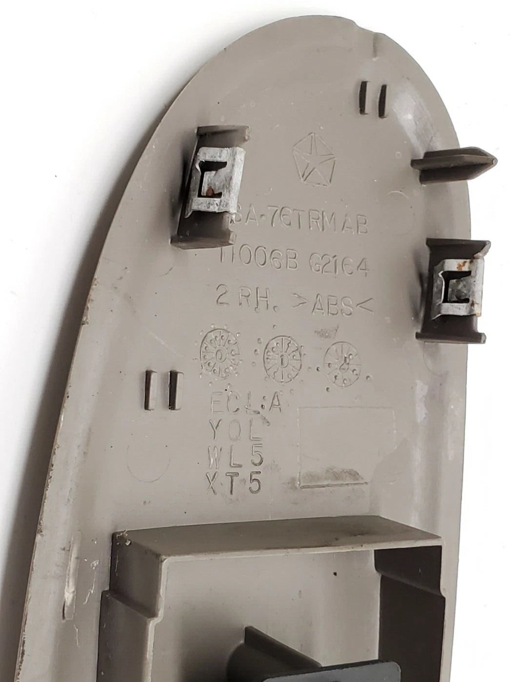 2001-2003 DODGE CARAVAN RIGHT SIDE DOOR WINDOW SWITCH W/ TRIM BEZEL 0SA76TRMAB