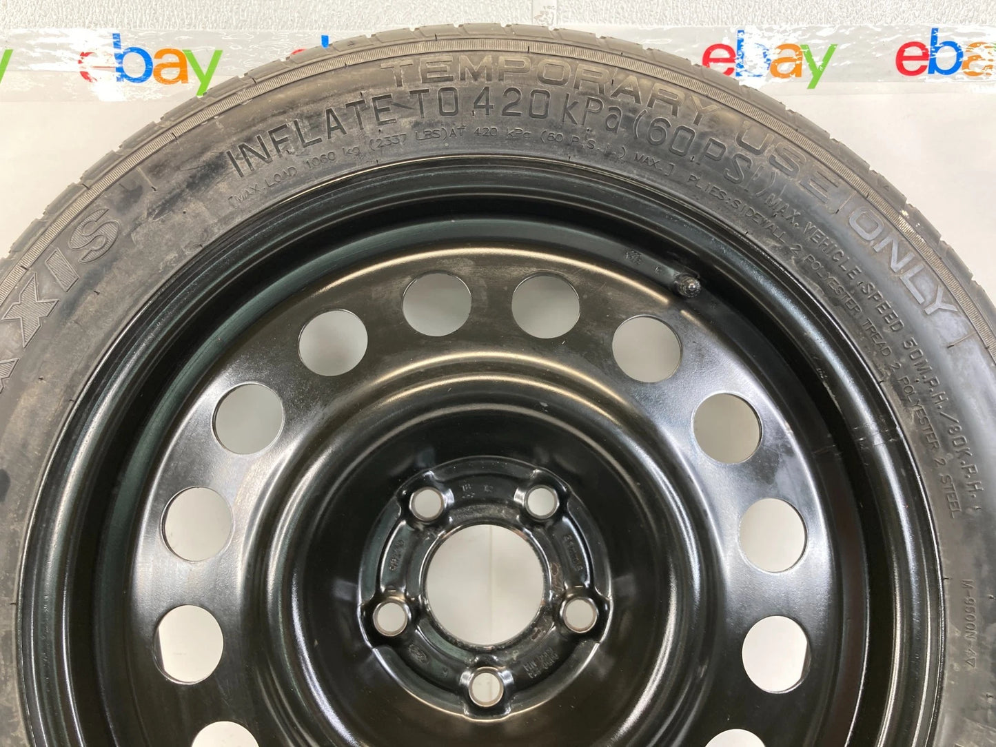 2013-2019 Ford Escape Emergency Spare Tire Wheel Compact Donut T155/70R17 110M