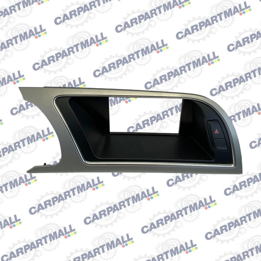 2008-2016 AUDI S5 A5 QUATTRO CENTER DASH DISPLAY TRIM BEZEL 8T1857186F OEM