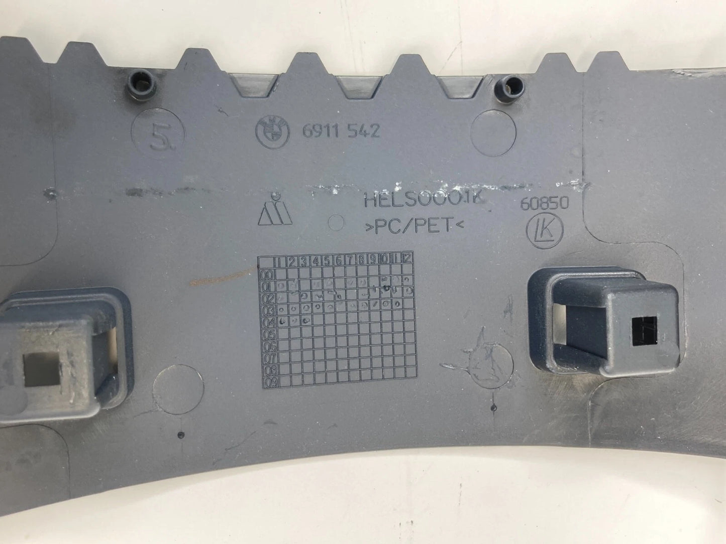 2002-2005 BMW 745I 745LI STEERING COLUMN UPPER COVER TRIM BEZEL SHROUD 6911542