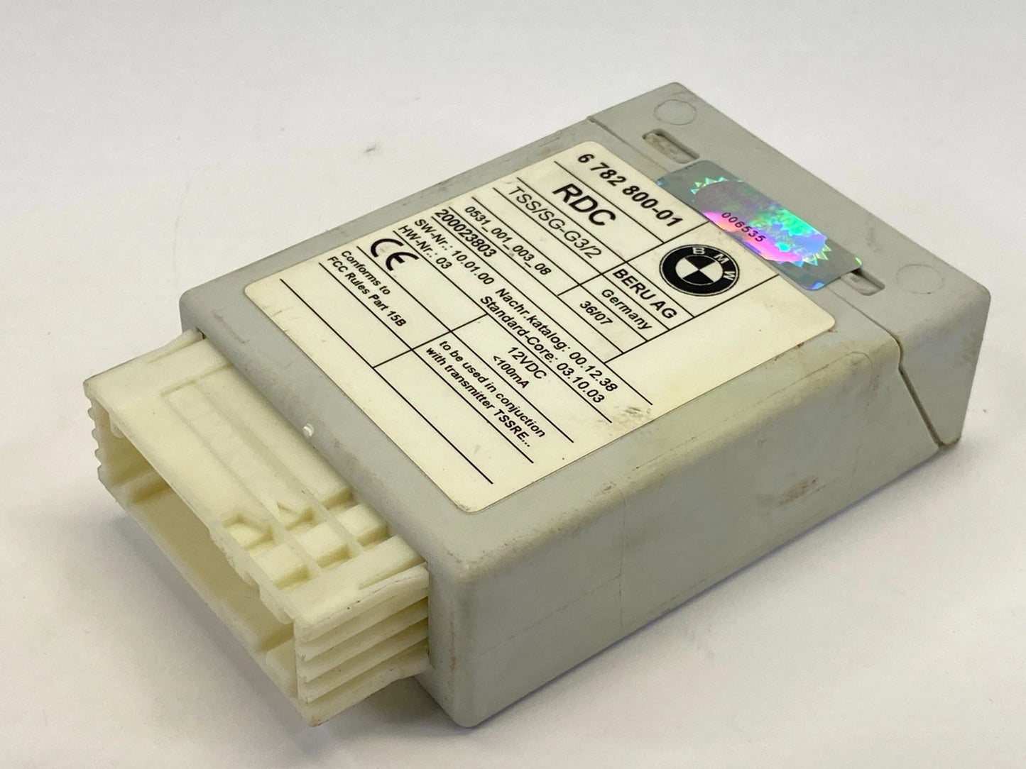 2008-2010 BMW E60 535XI TPMS RDC TIRE PRESSURE CONTROL MODULE OEM 678280001