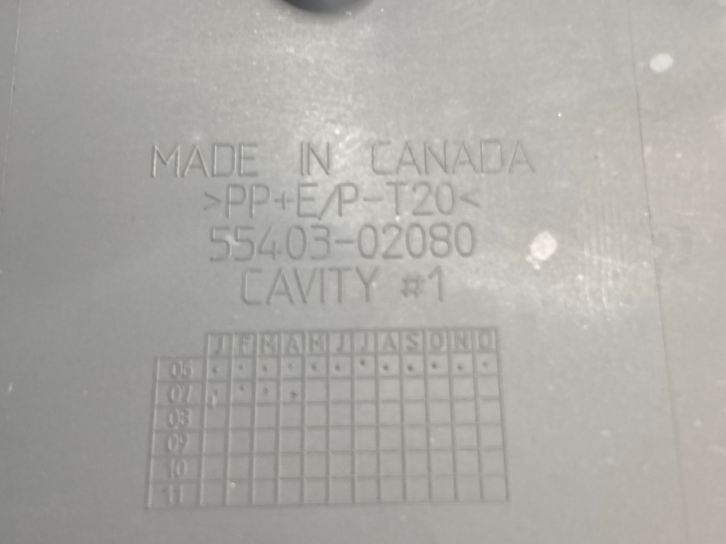 2003-2008 Toyota Corolla Speedometer Instrument Cluster Bezel Trim 5540302080