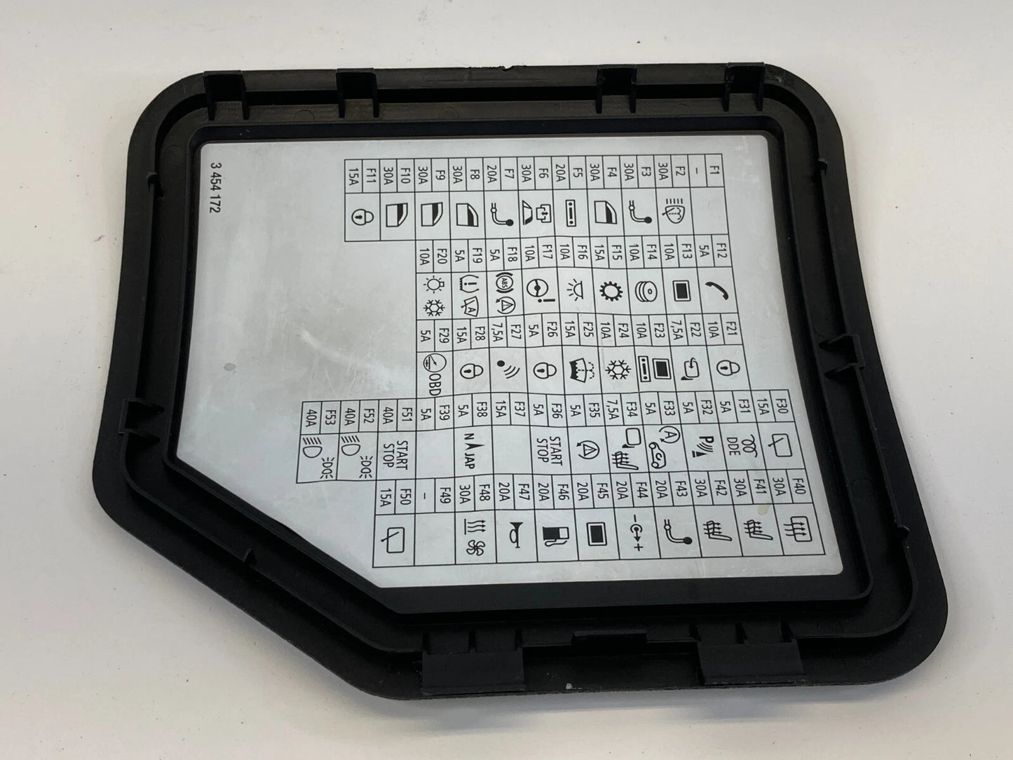 2007-2015 MINI COOPER INTERIOR DASH FUSE BOX ACCESS COVER TRIM PANEL 3454172 OEM