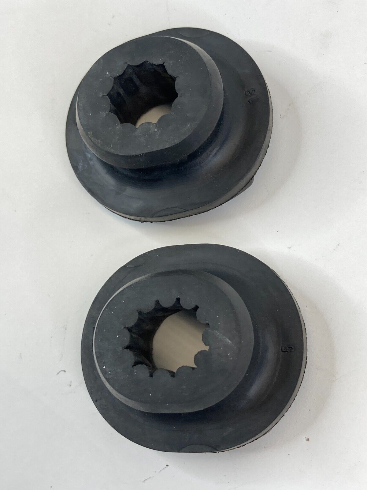 2009-2015 Jaguar XF Radiator Holder Rubber Mount Bushing Insulator Pair Set