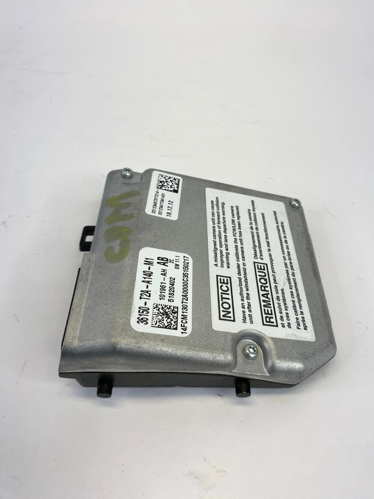 13-15 HONDA ACCORD DEPARTURE FORWARD COLLISION CAMERA MODULE OEM 36150-T2A-A140