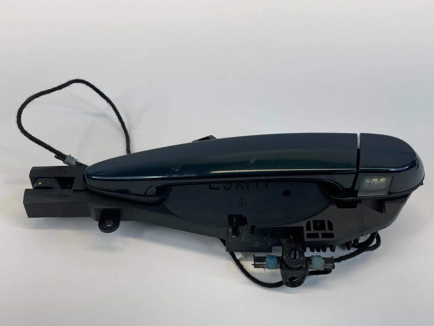 2007 2008 BMW 328XI SEDAN REAR LEFT SIDE EXTERIOR DOOR HANDLE W/ LIGHT WIRE OEM