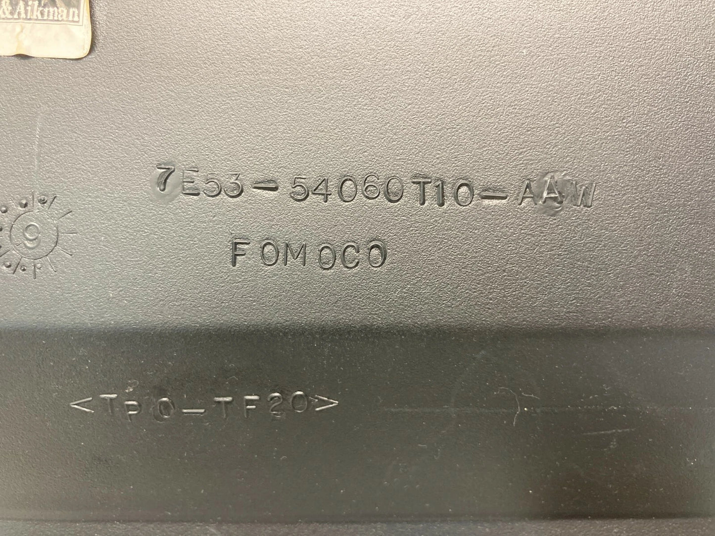 06-09 FORD FUSION MILAN GLOVE BOX ASSEMBLY STORAGE COMPARTMENT 7E53-54060T10-AAW