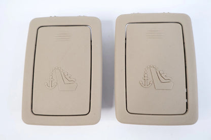 2011-2023 CHRYSLER 300 REAR SEAT CHILD ANCHOR RESTRAIN COVER CAP TRIM SET OF 2