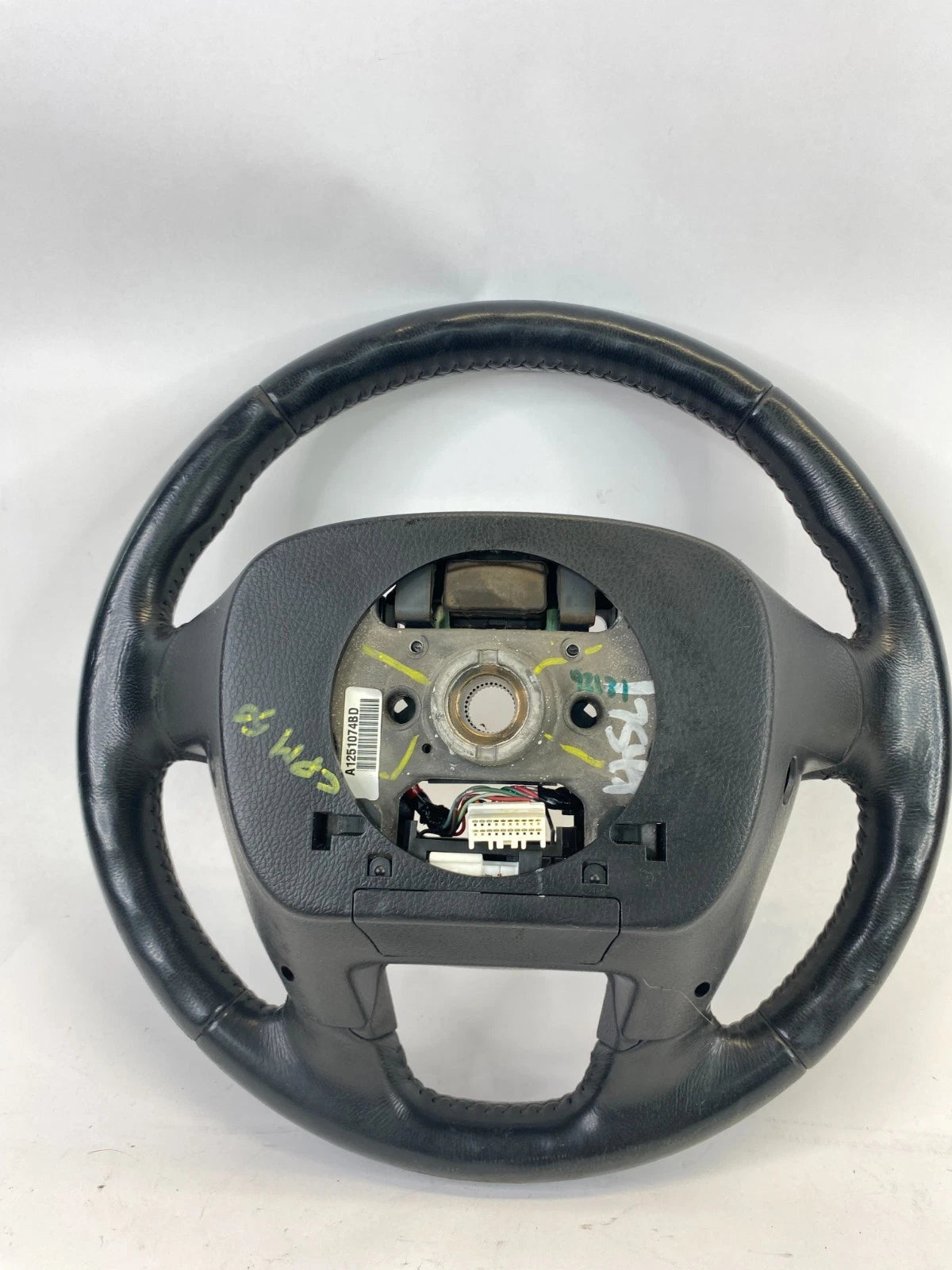 08-12 HONDA ACCORD STEERING WHEEL W/ CRUISE & AUDIO CONTROL SWITCHES LEATHER OEM