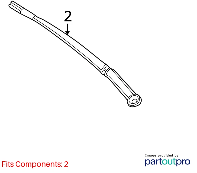 1999 2000 BMW 323I 01-05 325I FRONT WINDSHIELD WIPER ARM PAIR SET OEM