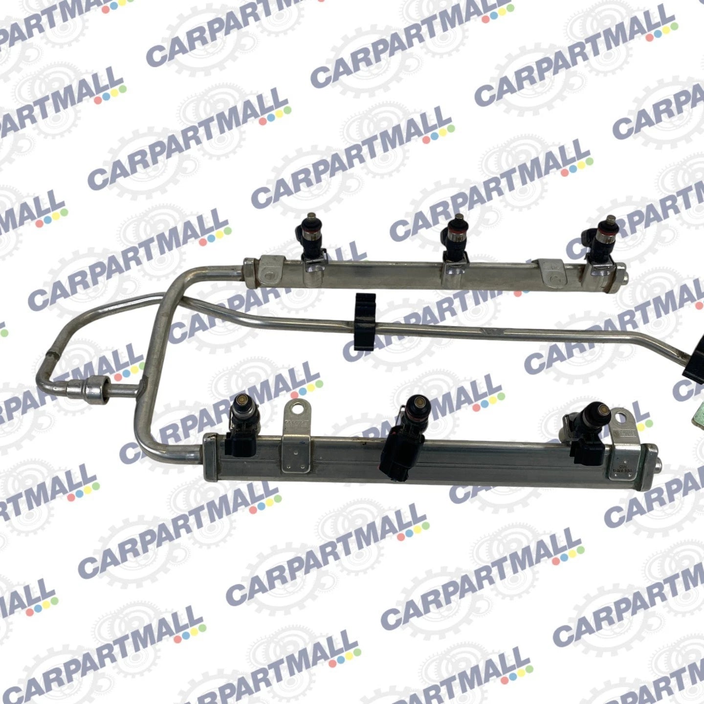 2013-2019 FORD FLEX 3.5L ENGINE FUEL SUPPLY INJECTOR INJECTION RAIL W/ LINE OEM