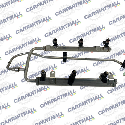 2013-2019 FORD FLEX 3.5L ENGINE FUEL SUPPLY INJECTOR INJECTION RAIL W/ LINE OEM