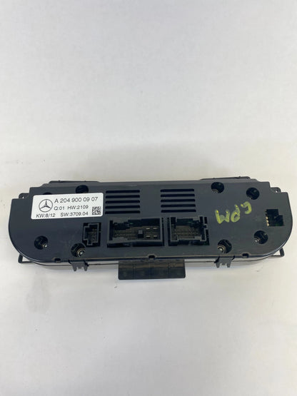 2010-2012 MERCEDES-BENZ GLK350 HVAC A/C CLIMATE CONTROL TEMP A204-900-09-07 OEM