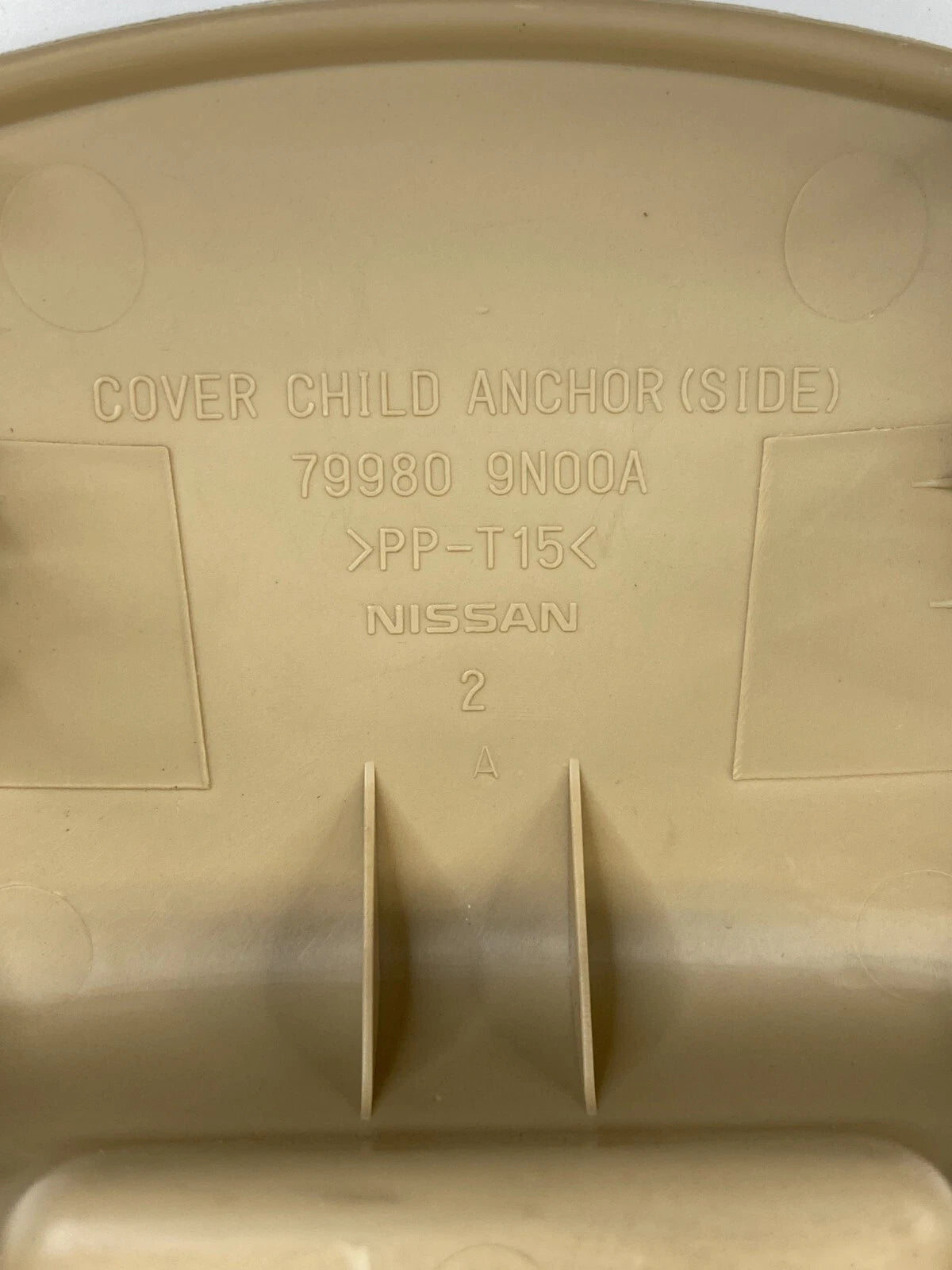 2009-2011 NISSAN MAXIMA REAR ANCHOR CHILD SAFETY COVER CAP TRIM OEM