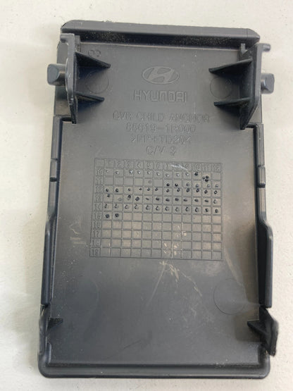 2012-2017 HYUNDAI ACCENT REAR SEAT CHILD RESTRAINT ANCHOR COVER TRIM 85619-1R000