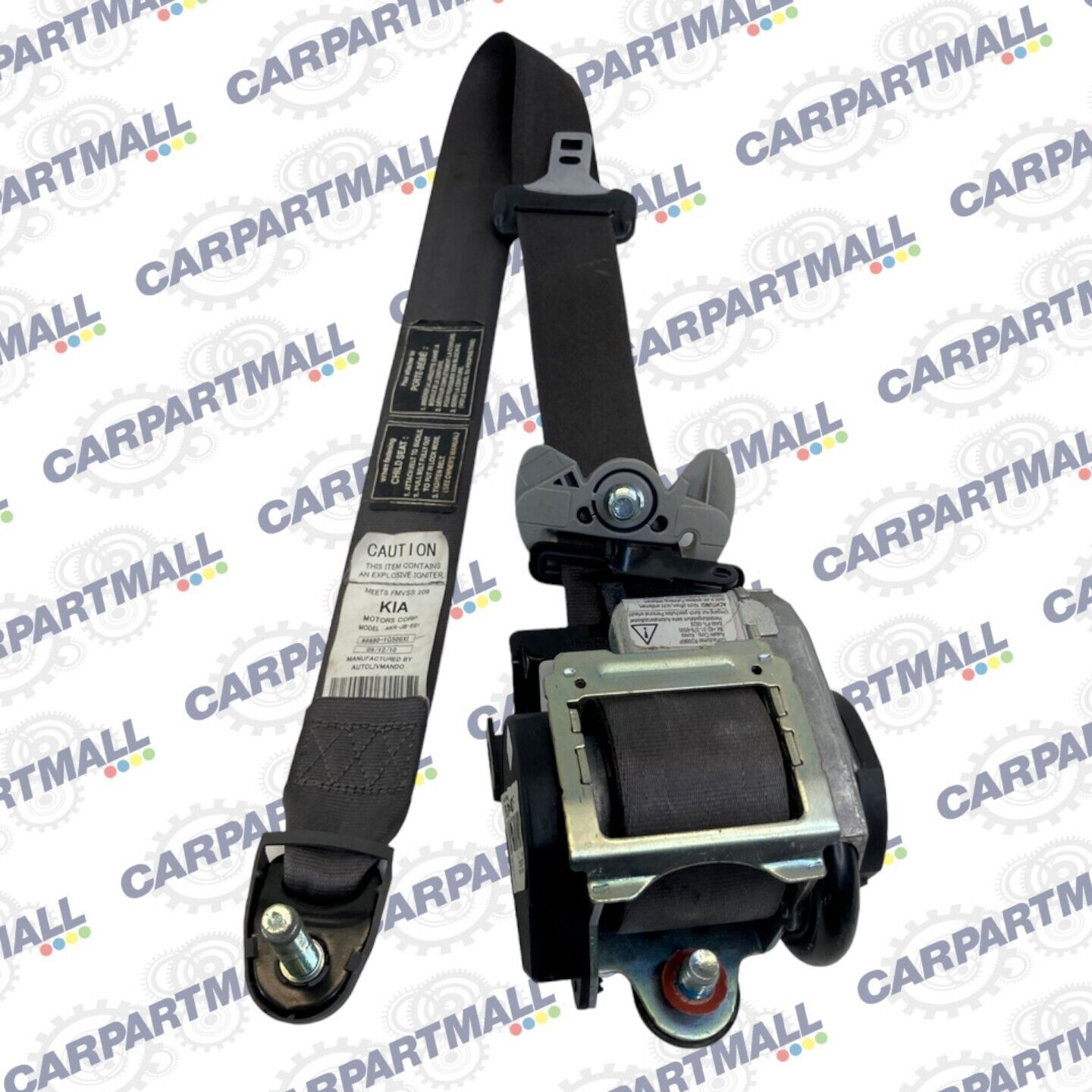 2006-2011 Kia Rio Rio5 Front Right Passenger Side Seat Belt Retractor Assembly