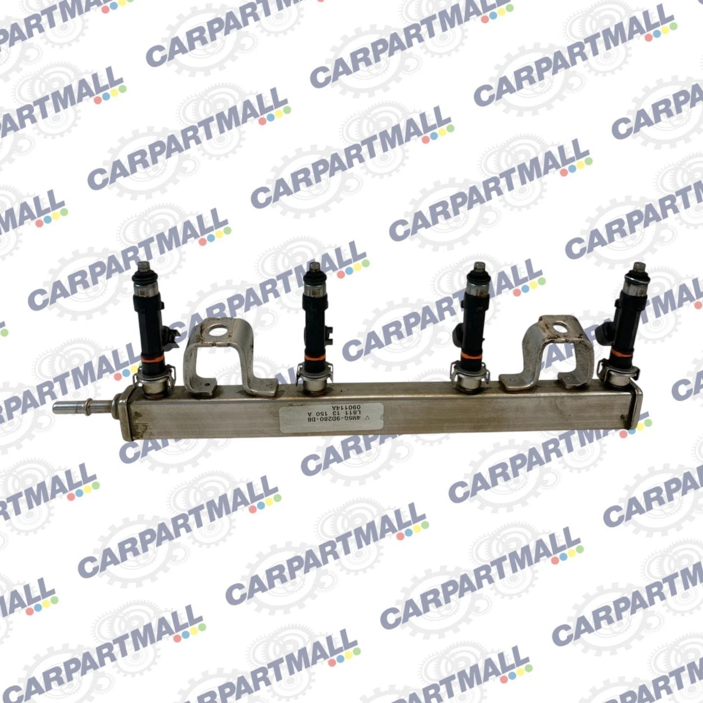 08-11 FORD FOCUS 13-20 FUSION FUEL INJECTION RAIL W/ INJECTORS 4M5G-9D280-DB OEM