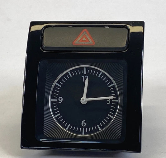 2012-2015 VW PASSAT DASH HAZARD BUTTON SWITCH & ANALOG CLOCK ASSY OEM 564919204B