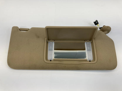 08-10 HONDA ACCORD PASSENGER RIGHT SUN VISOR SUNVISOR W/ LIGHTS CLOTH IVORY OEM