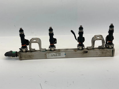 08-11 FORD FOCUS 13-20 FUSION AT FUEL INJECTION RAIL W/ INJECTORS 4M5G9D280D OEM