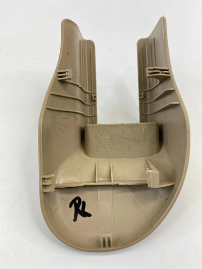 2003-2007 HONDA ACCORD REAR LEFT INNER SEAT TRACK END COVER TRIM 81197SDBAA720