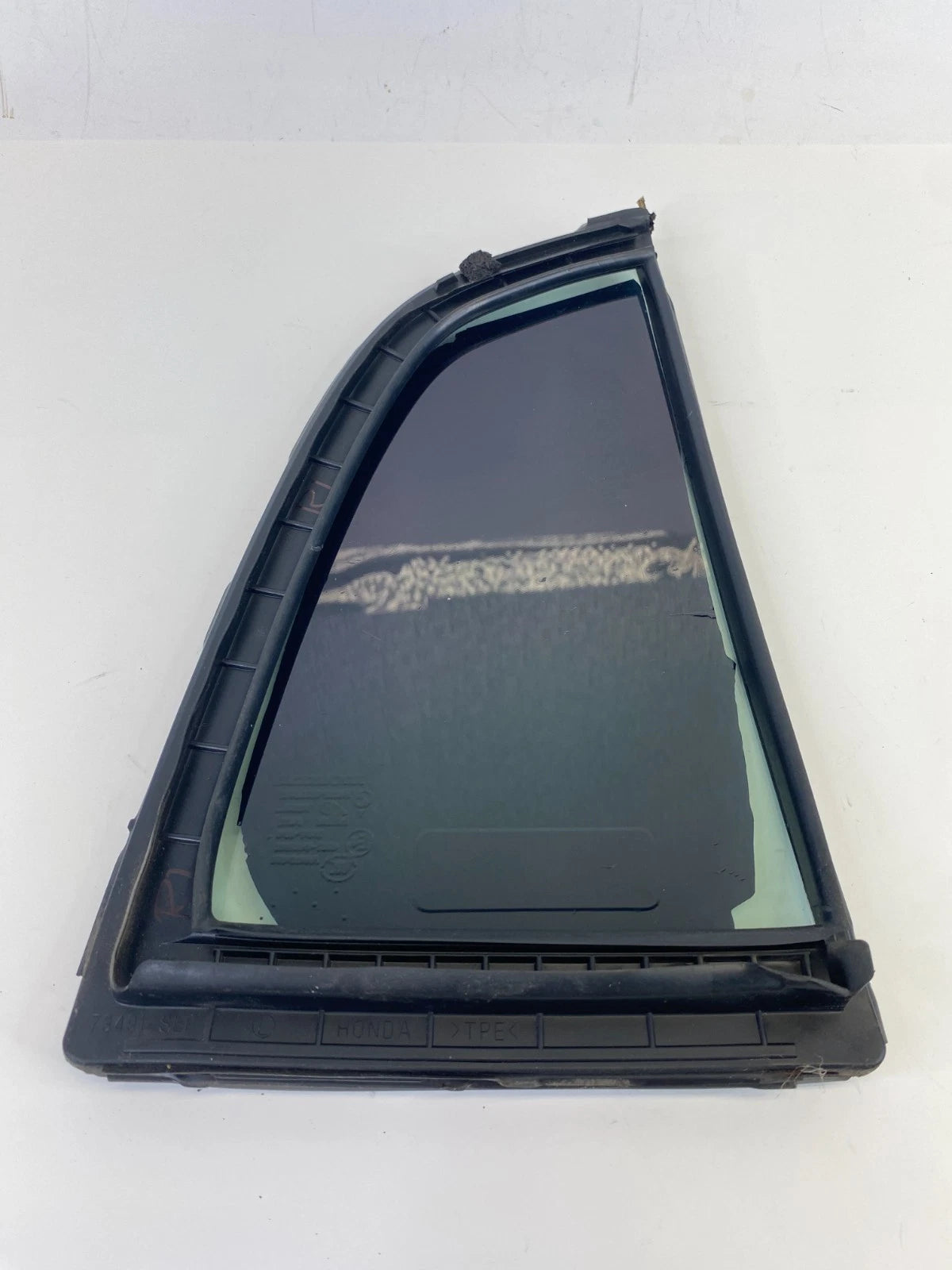 2004-2008 Acura TL Rear Left Side Door Window Quarter Glass 73491-SEP OEM