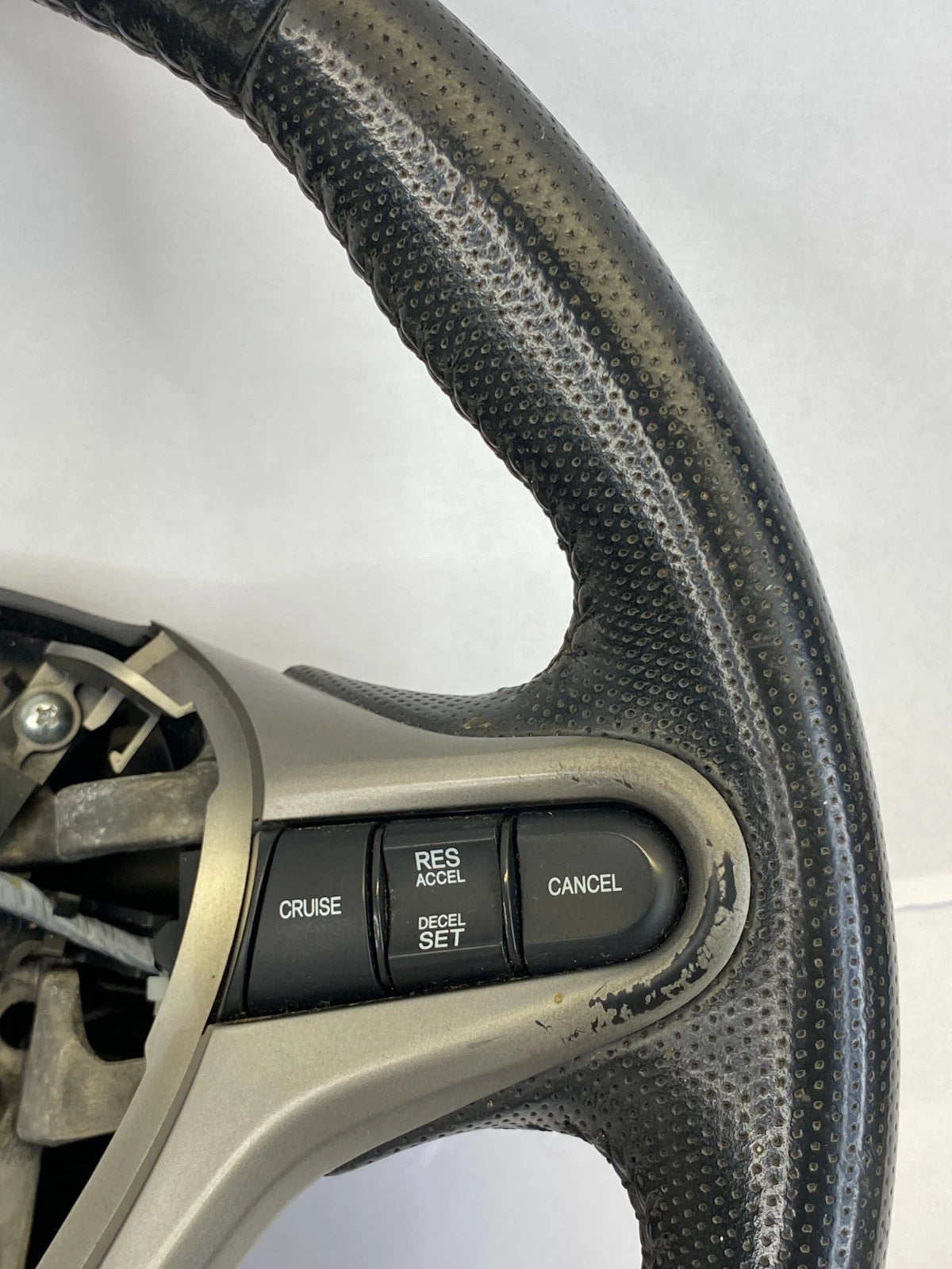 2006-2011 HONDA CIVIC STEERING WHEEL LEATHER BLACK W/ AUDIO CRUISE CONTROL OEM