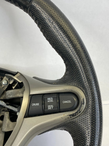 2006-2011 HONDA CIVIC STEERING WHEEL LEATHER BLACK W/ AUDIO CRUISE CONTROL OEM