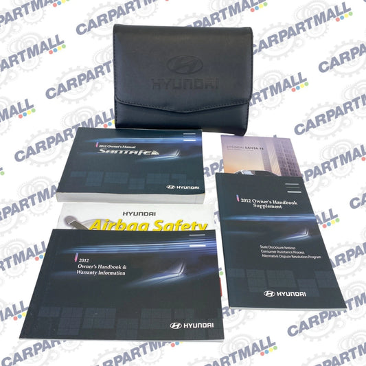 2012 Hyundai Santa Fe Owner's Guide Manual Book Information Set W/ Case