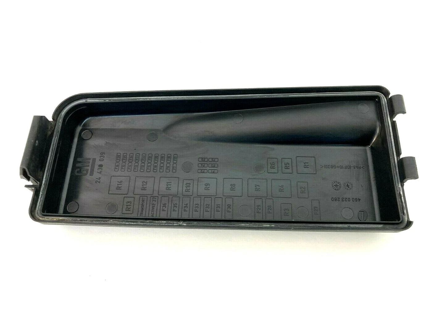 2003-2011 SAAB 9-3 SEDAN RELAY FUSE BOX LID TOP COVER TRIM ASSEMBLY 24438039 OEM
