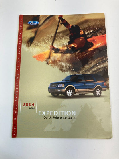 2004 Ford Expedition Owners Manual Reference Guide Warranty Information w/ Case