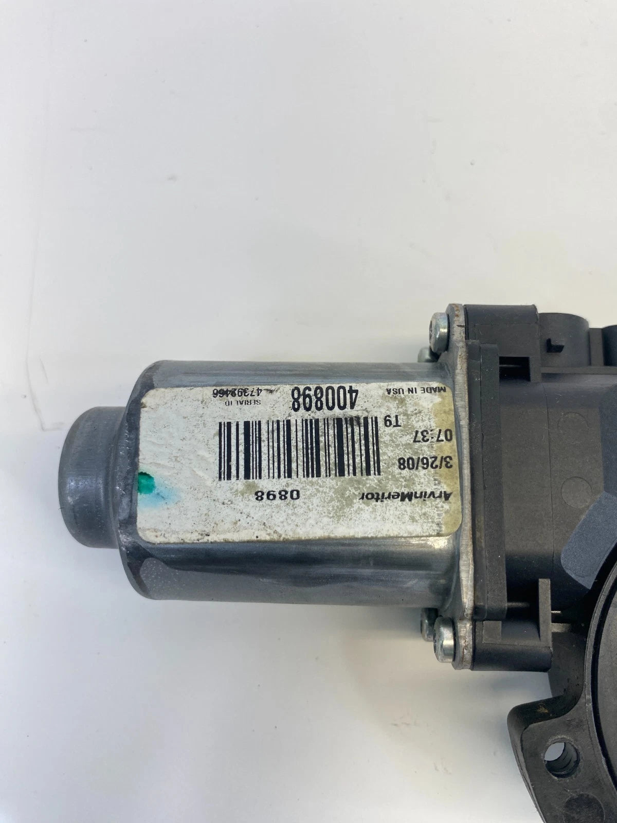 2006-2010 HYUNDAI SONATA REAR RIGHT PASSENGER POWER WINDOW MOTOR OEM 400898