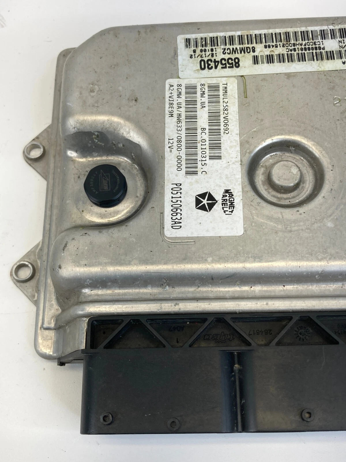 2013 DODGE DART 1.4L L4 A/T ENGINE COMPUTER CONTROL MODULE ECM ECU 05150663AD