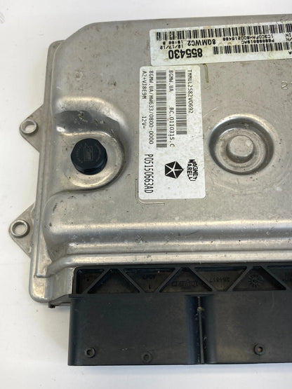 2013 DODGE DART 1.4L L4 A/T ENGINE COMPUTER CONTROL MODULE ECM ECU 05150663AD