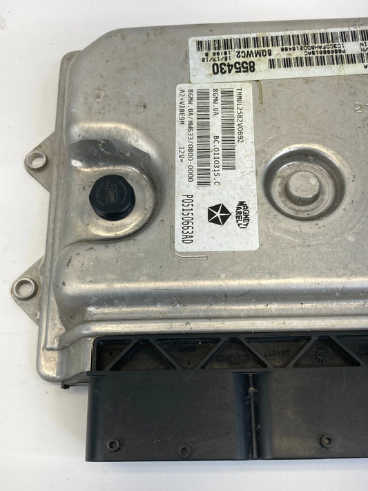 2013 DODGE DART 1.4L L4 A/T ENGINE COMPUTER CONTROL MODULE ECM ECU 05150663AD