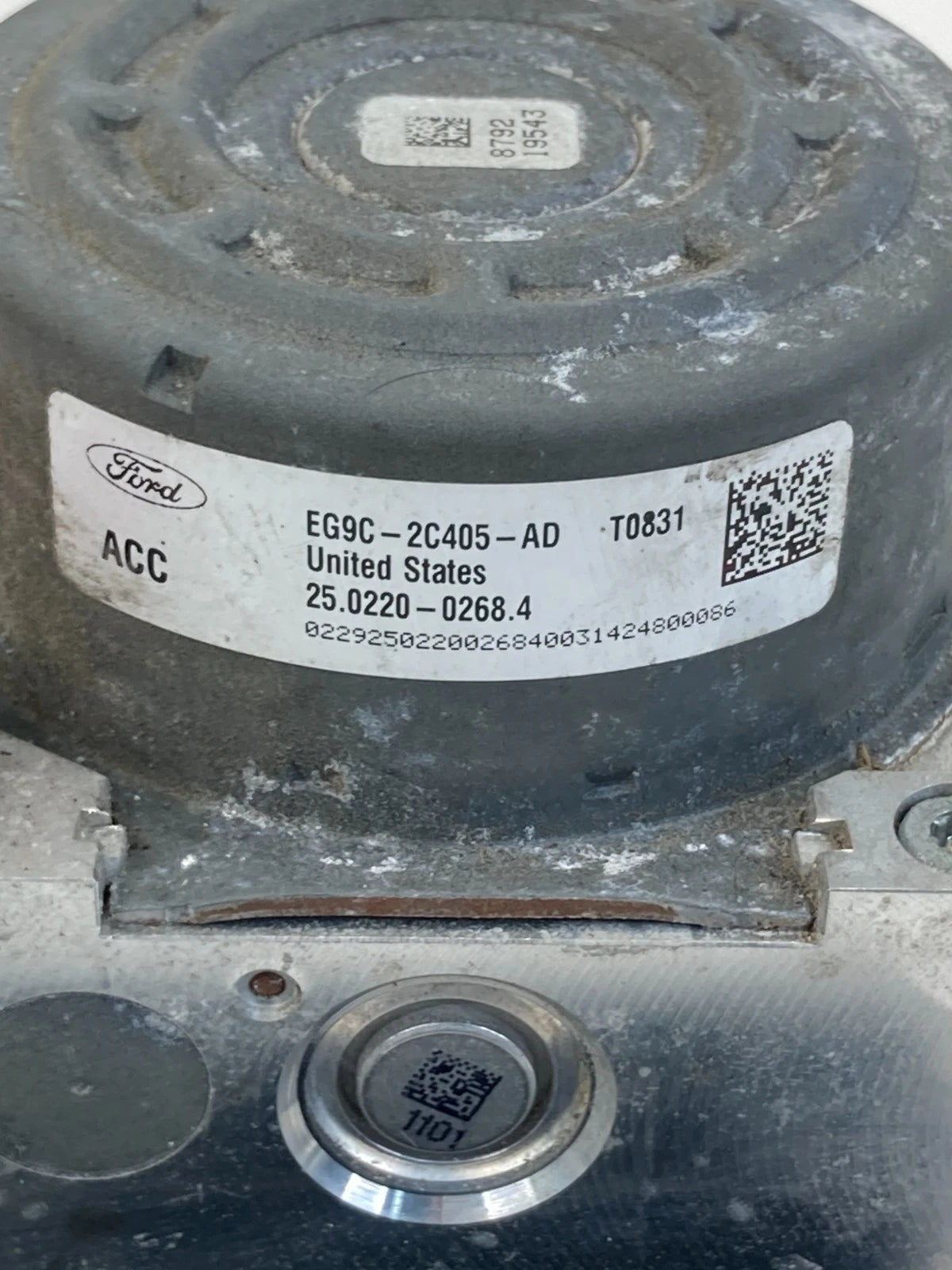 2014-2016 FORD FUSION 2.5L AT FWD ABS ANTI LOCK BRAKE PUMP MODULE EG9C-2C405-AD