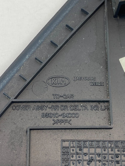 10-13 KIA FORTE REAR LEFT INTERIOR DOOR CORNER COVER TRIM MOLDING 83910-1M000