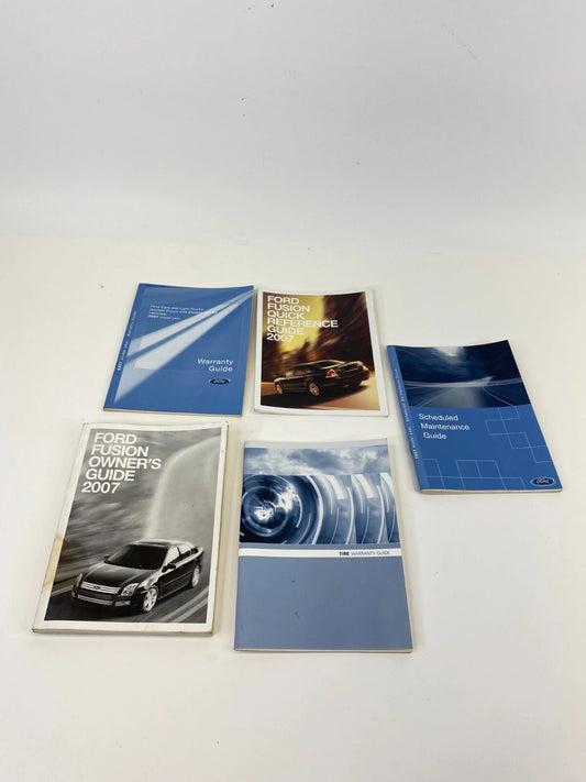 2007 FORD FUSION OWNERS MANUALS SET QUICK MAINTENANCE WARRANTY GUIDE OEM FACTORY