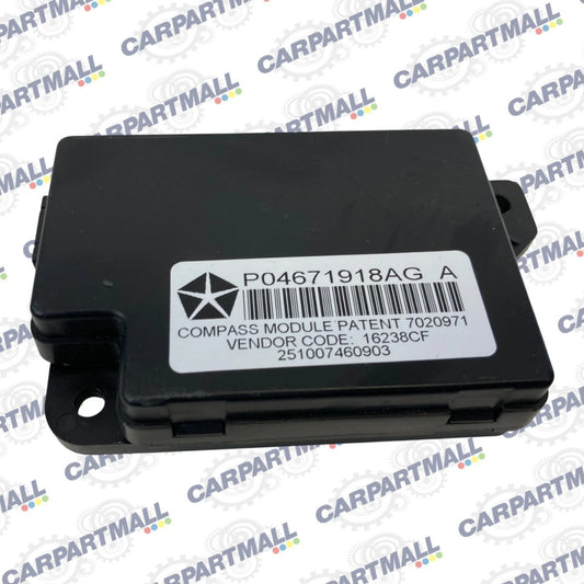 2011-2013 JEEP LIBERTY 3.7L COMPASS & TEMPERATURE CONTROL MODULE P04671918AG